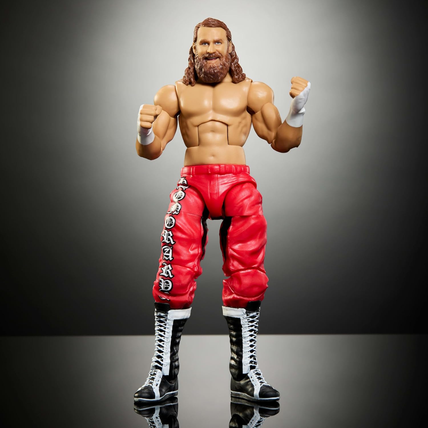 Mattel WWE Elite Collection Action Figure & Accessories, Premium Live Event Sami Zayn with Interchangeable Hands & Build-A-Figure Pieces