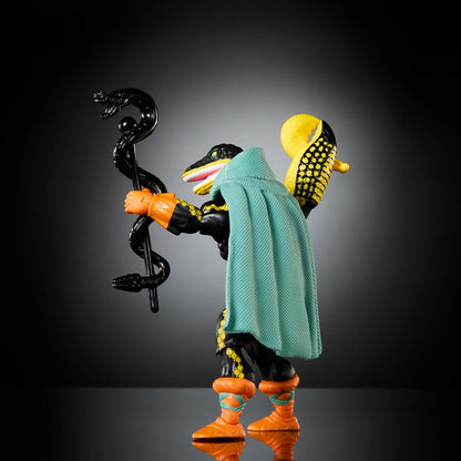 Masters of the Universe Origins Action Figure, Lord Gr’Asp Collectible, MOTU Alien Snake Men Villain, 16 Posable Joints, 5.5 Inch with Accessories, HYD30