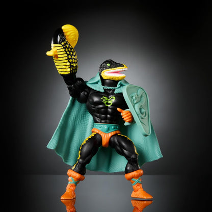 Masters of the Universe Origins Action Figure, Lord Gr’Asp Collectible, MOTU Alien Snake Men Villain, 16 Posable Joints, 5.5 Inch with Accessories, HYD30