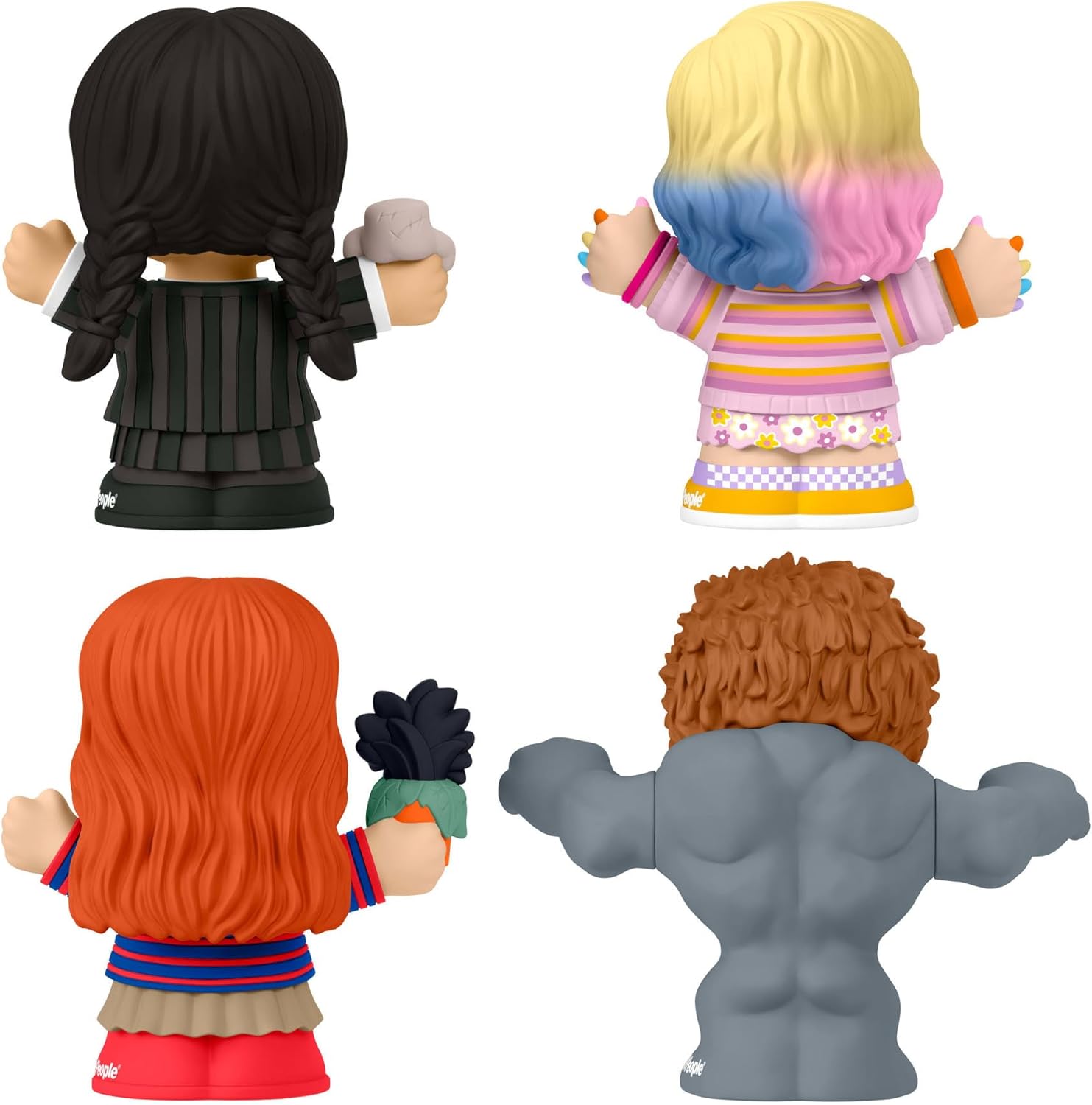 Little People Collector Wednesday TV Series Special Edition Set for Adults & Fans, 4 Figures in a Display Package, HWX46