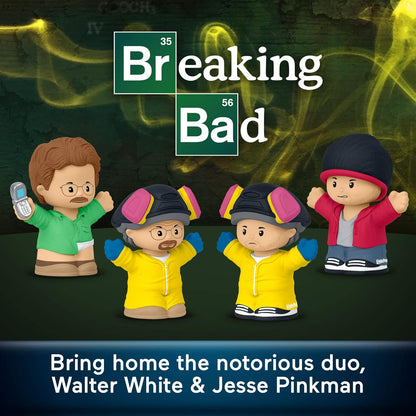 Little People Collector Breaking Bad TV Show Special Edition Figure Set in Display Gift Box for Adults & Fans