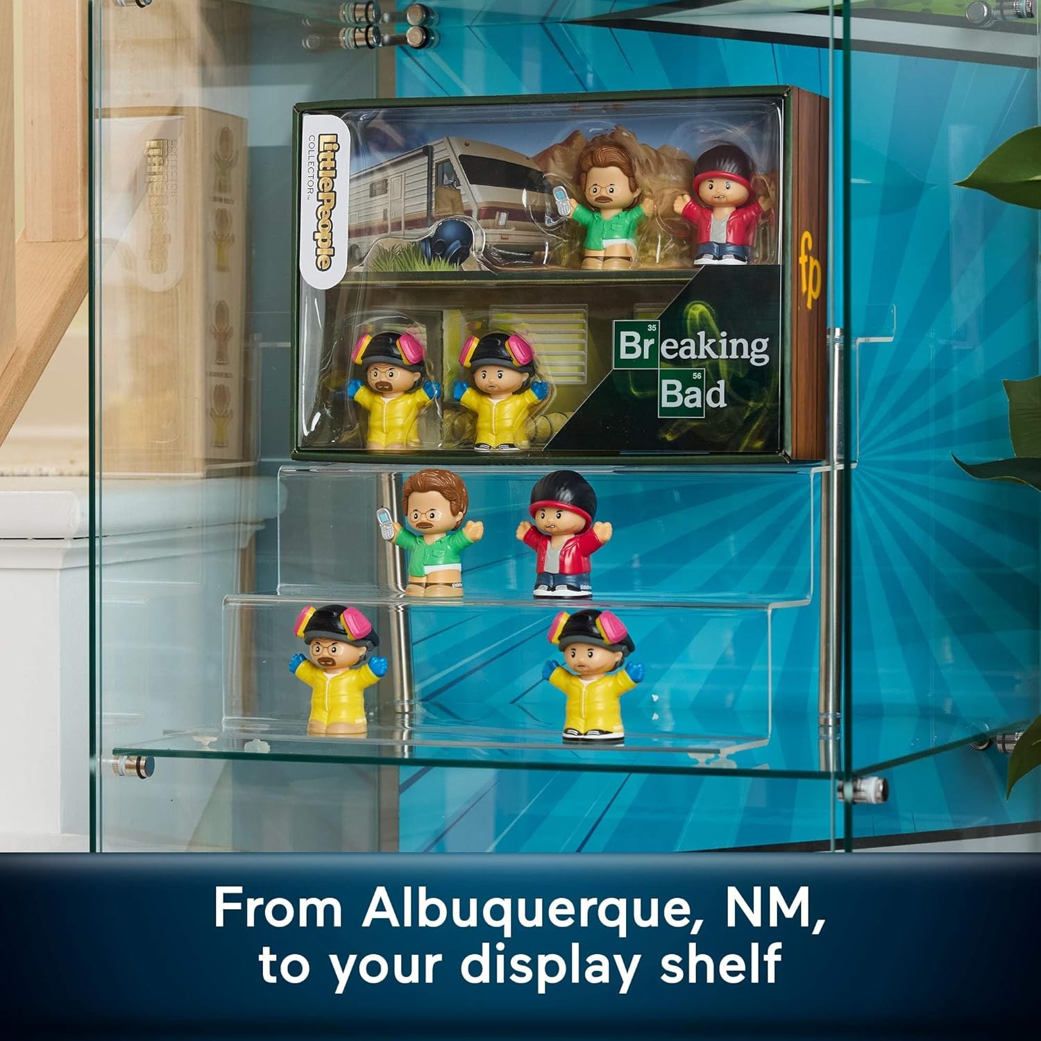Little People Collector Breaking Bad TV Show Special Edition Figure Set in Display Gift Box for Adults & Fans