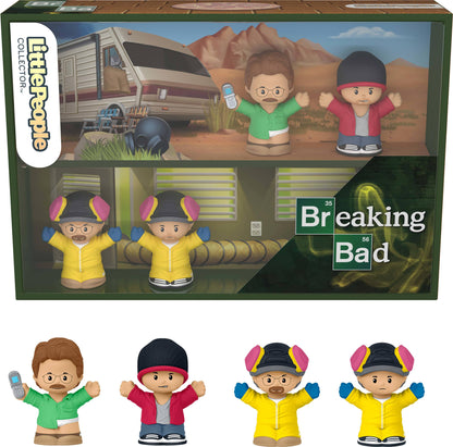 Little People Collector Breaking Bad TV Show Special Edition Figure Set in Display Gift Box for Adults & Fans