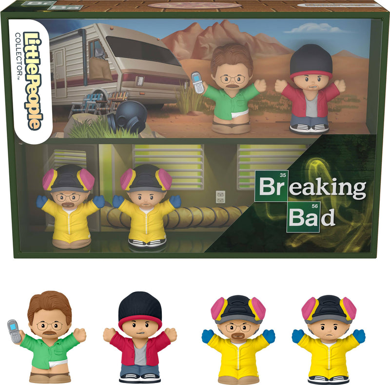 Little People Collector Breaking Bad TV Show Special Edition Figure Set in Display Gift Box for Adults & Fans