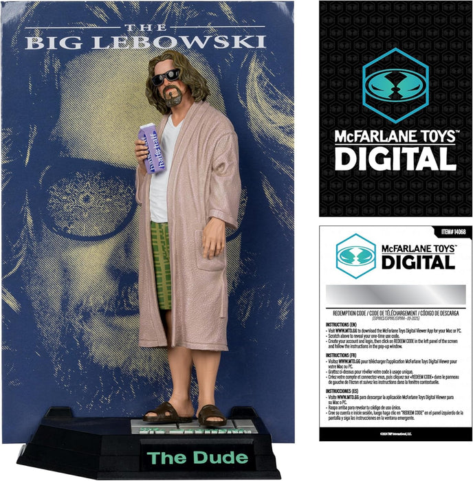 The Dude (The Big Lebowski) 6in Posed Figure with McFarlane Toys Digital Collectible