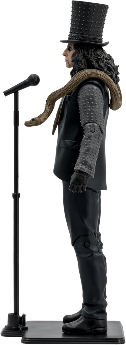 McFarlane Toys Music Maniacs Metal Alice Cooper 6-Inch - Collectible Action Figure with Accessories and Art Card