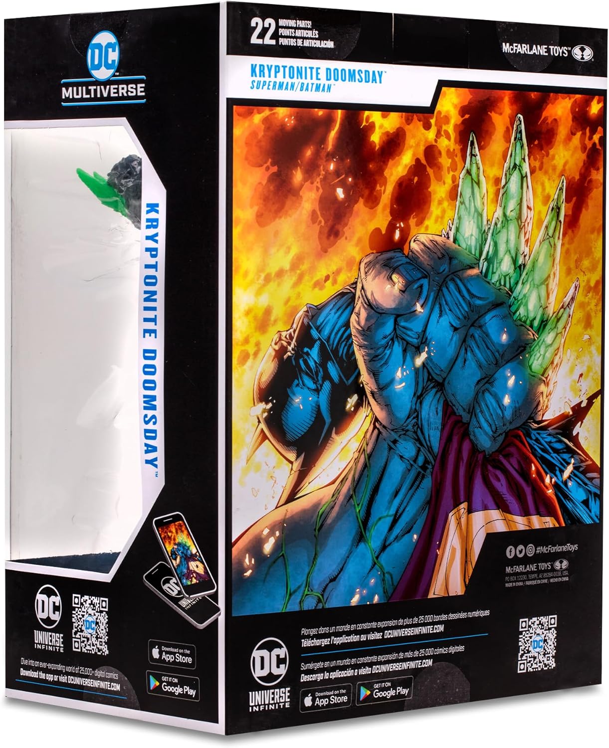 McFarlane Toys DC Multiverse Kryptonite Doomsday (Superman/Batman) Mega Figure, Ultra Articulation Megafig with Collectible Art Card and Display Base