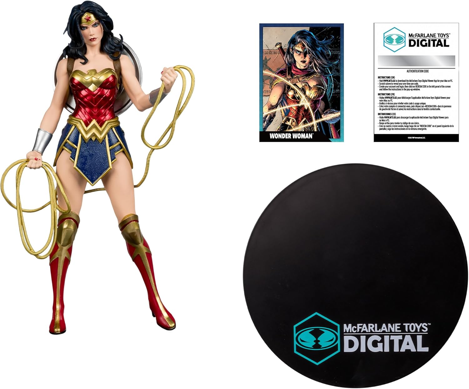 McFarlane Toys - DC Direct Wonder Woman by Jim Lee 1:6 Scale Posed Figure Digital Collectible