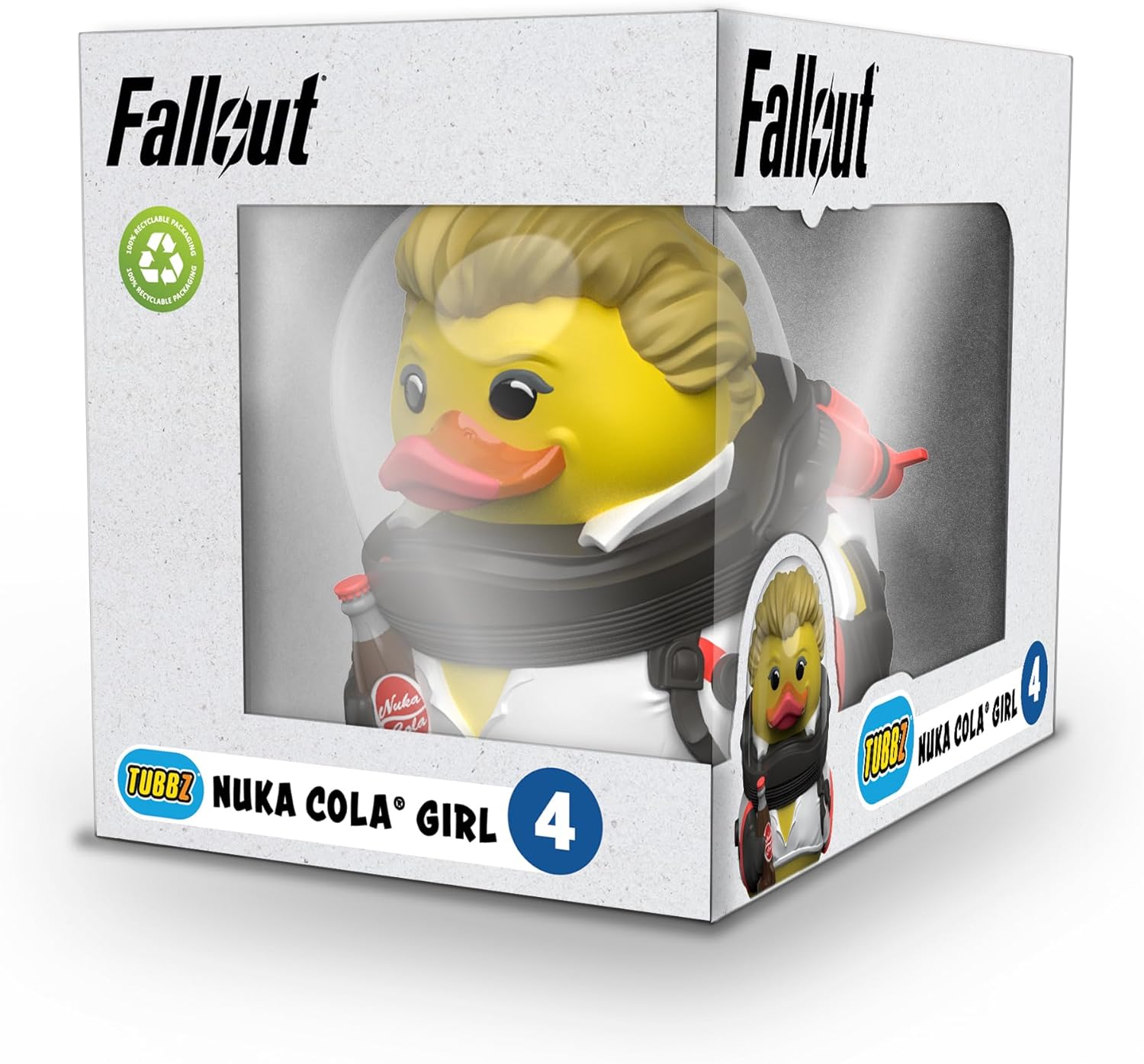 TUBBZ Boxed Edition Nuka Cola Pin Up Girl Collectable Vinyl Rubber Duck Figure - Official Fallout Merchandise - Thriller TV & Video Games