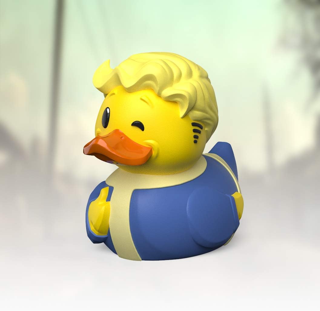 TUBBZ Boxed Edition Vault Boy Collectable Vinyl Rubber Duck Figure - Official Fallout Merchandise - Thriller TV & Video Games