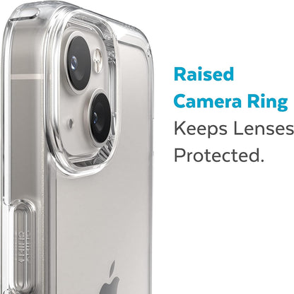Speck Products Gemshell Case fits iPhone 14 Plus 6.7" Model, Clear/Clear