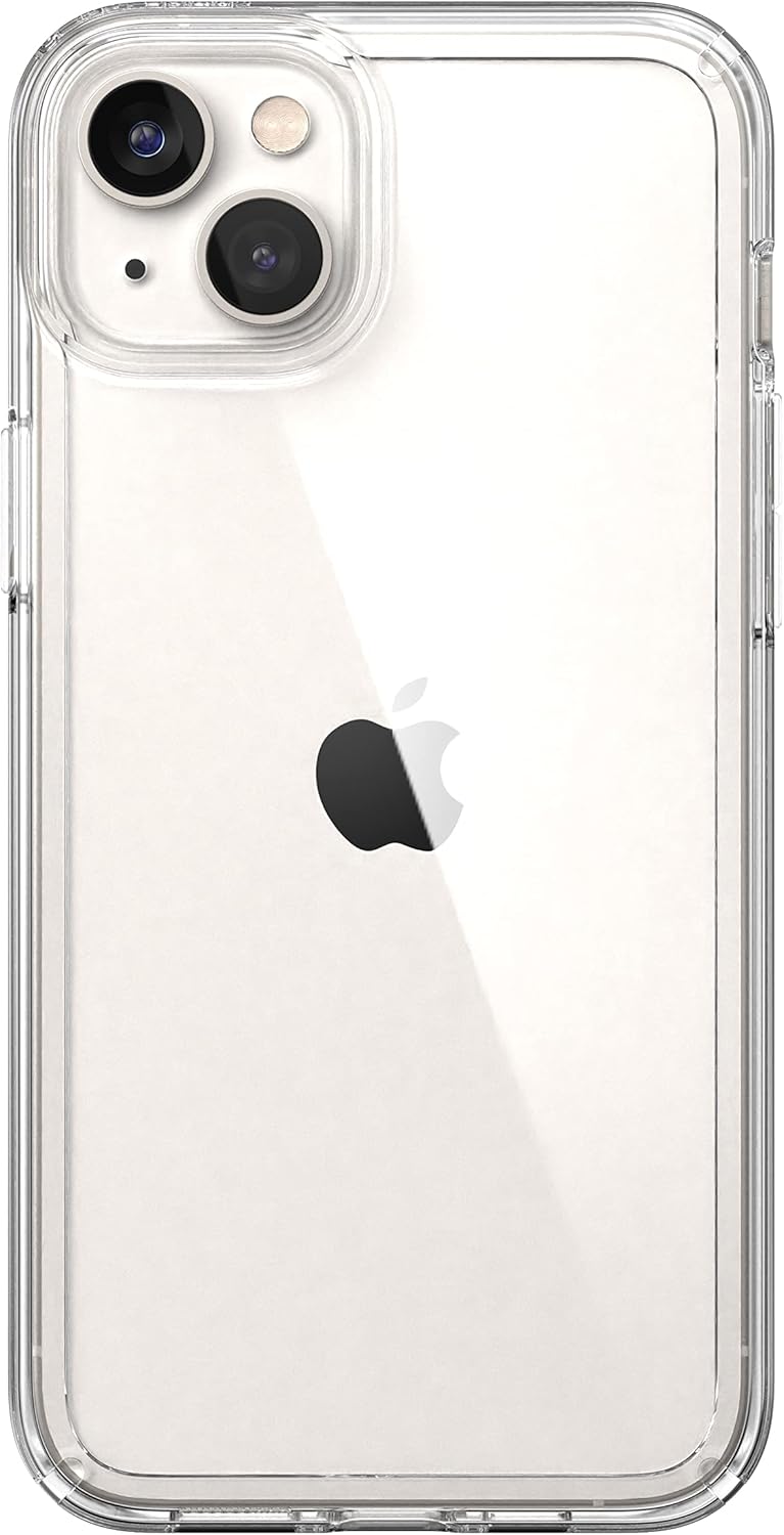 Speck Products Gemshell Case fits iPhone 14 Plus 6.7" Model, Clear/Clear