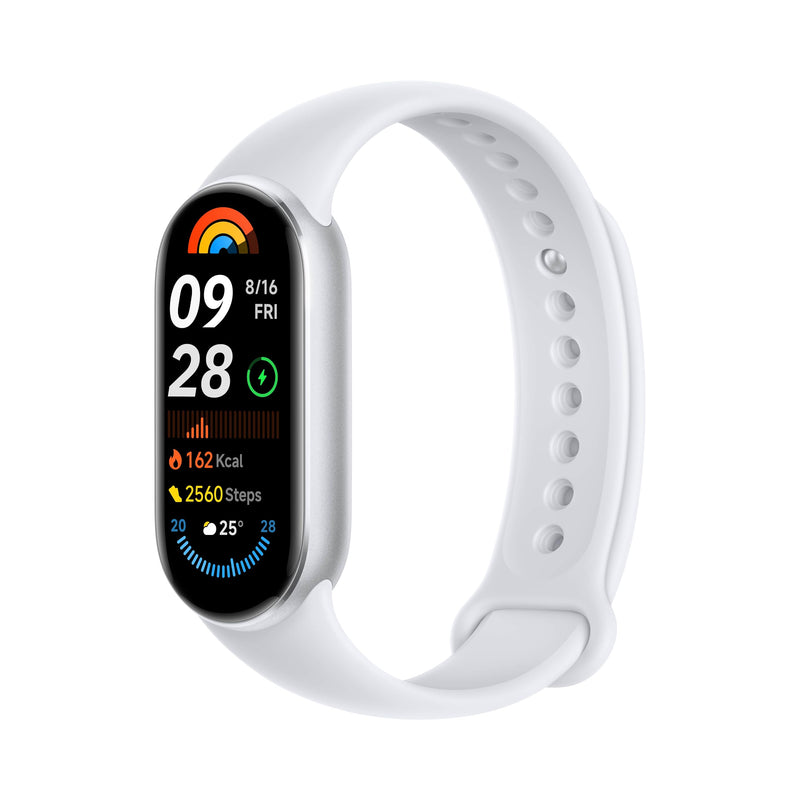 Xiaomi Smart Band 9 Fitness Tracker, AMOLED Display with 1200 Nits, Sp02 Tracking, Sleep and Heart Rate Monitor, Notifications, 5ATM Waterproof, Mi Fit App