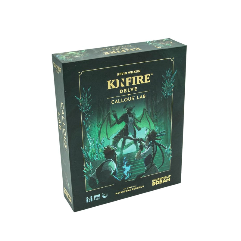 Incredible Dream Kinfire Delve: Callous' Lab | Quick-to-Table Cooperative Dungeon-Crawling Card Game | Affordable, Streamlined Fantasy Adventure | Ages 14 and Up | Made
