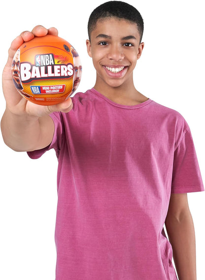 5 Surprise NBA Ballers by ZURU Surprise Unboxing Basketball Collectible Sports Toy For Boys (Single Capsule)