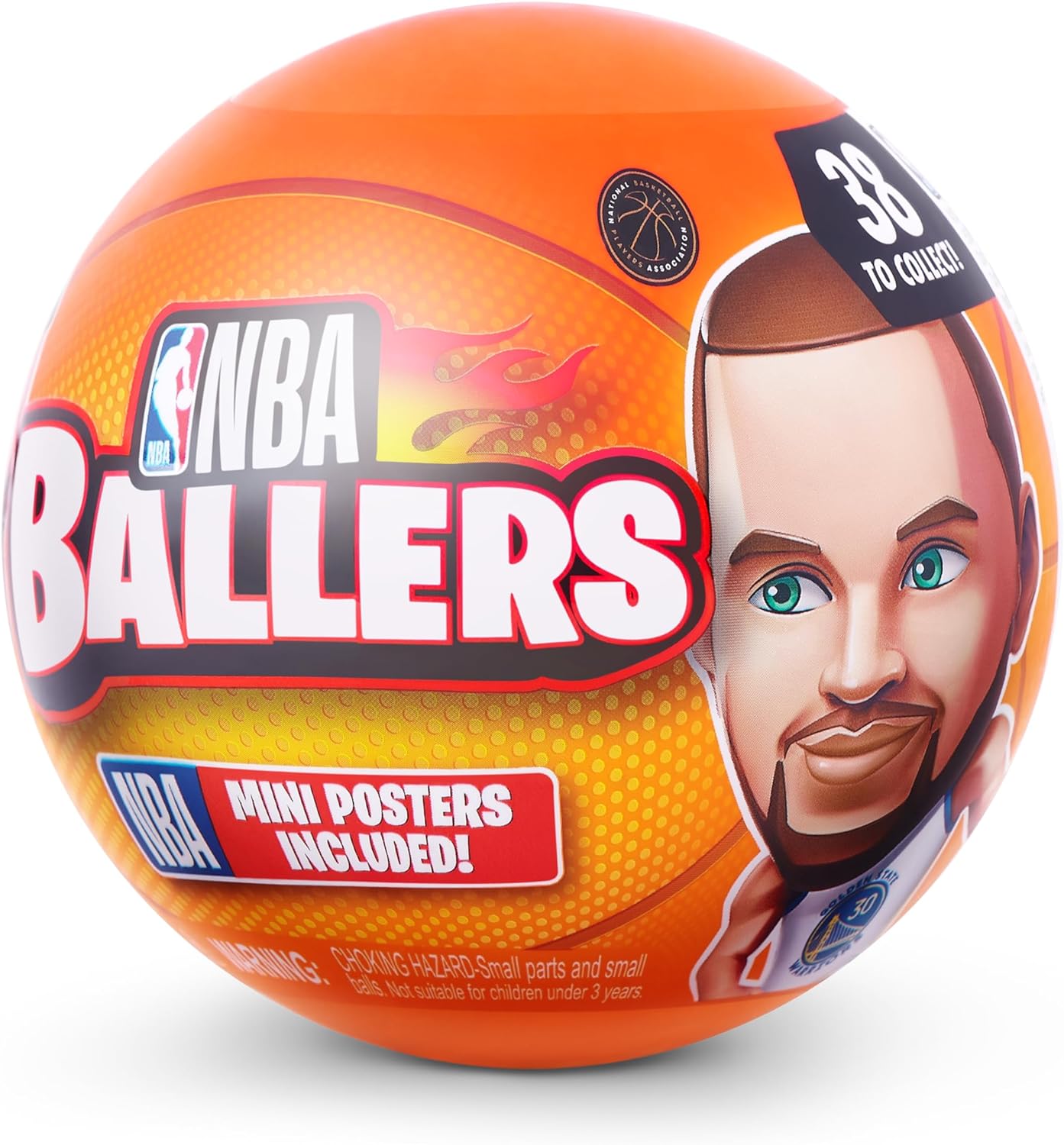 5 Surprise NBA Ballers by ZURU Surprise Unboxing Basketball Collectible Sports Toy For Boys (Single Capsule)