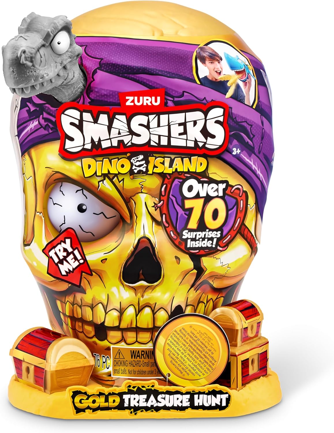 Smashers Dino Island S1 Gold Treasure Hunt