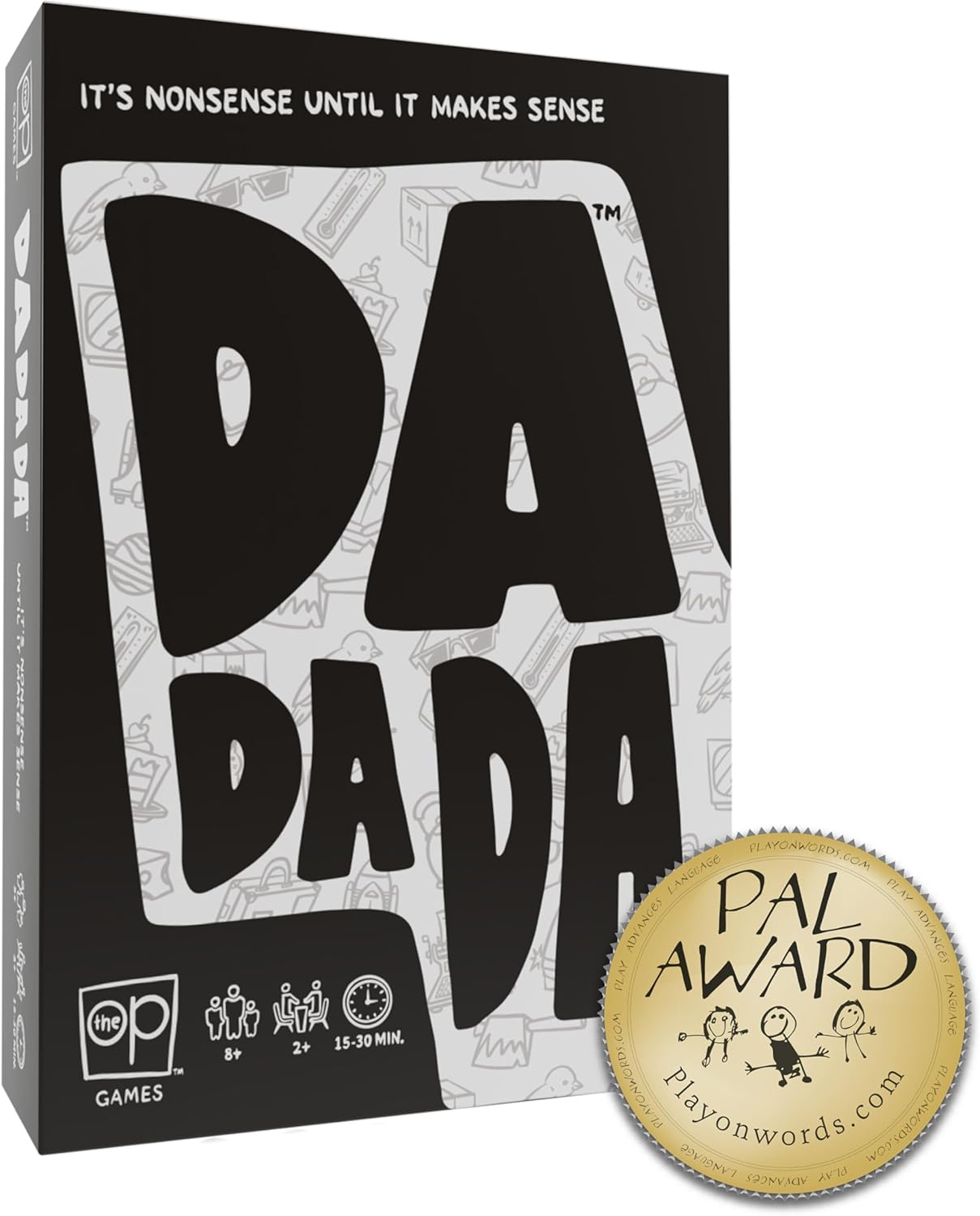 USAopoly | DaDaDa | Party Game | Ages 8+ | 2+ Players | 15-30 Minutes Playing Time
