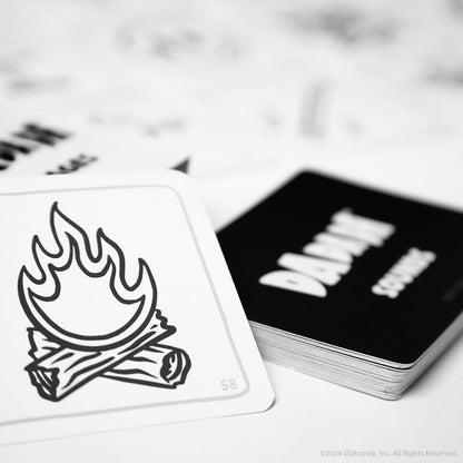 USAopoly | DaDaDa | Party Game | Ages 8+ | 2+ Players | 15-30 Minutes Playing Time
