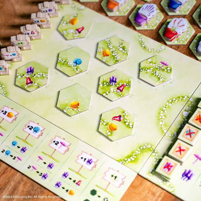 USAopoly | Gnome Hollow | Board Game | Ages 12+ | 2-4 Players | 45 Minutes Playing Time