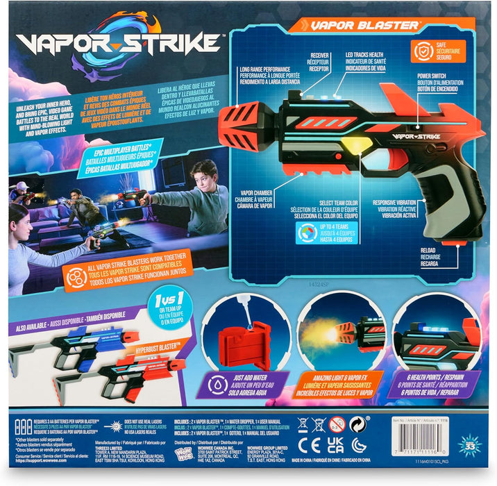 Vapor Strike Vapor Blasters 2 Player Pack, Lights, Sounds & Vapor Effects, Laser Tag Style Battle (Set of 2 Blasters