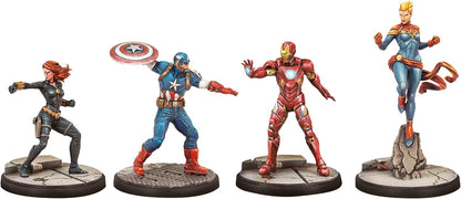 Atomic Mass Games | Marvel Crisis Protocol: Avengers | Affiliation Pack | Juego de Miniaturas | A Partir de 14 Años | para 2 Jugadores | 90 Minutos por Partida | Multilenguaje (Incluye Español