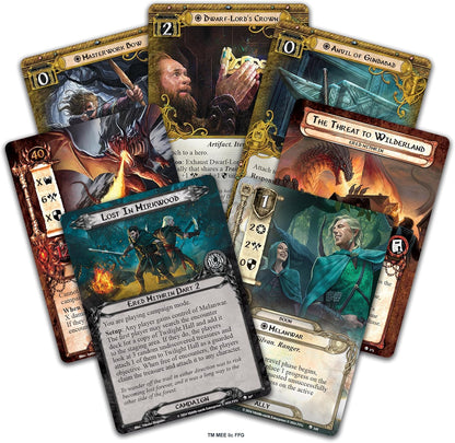 Fantasy Flight Games | The Lord of the Rings - Ered Mithrin Campaign Expansion | Card Game | Ages 14+ | 1-4 Players | 30-90 Minutes Playing Time