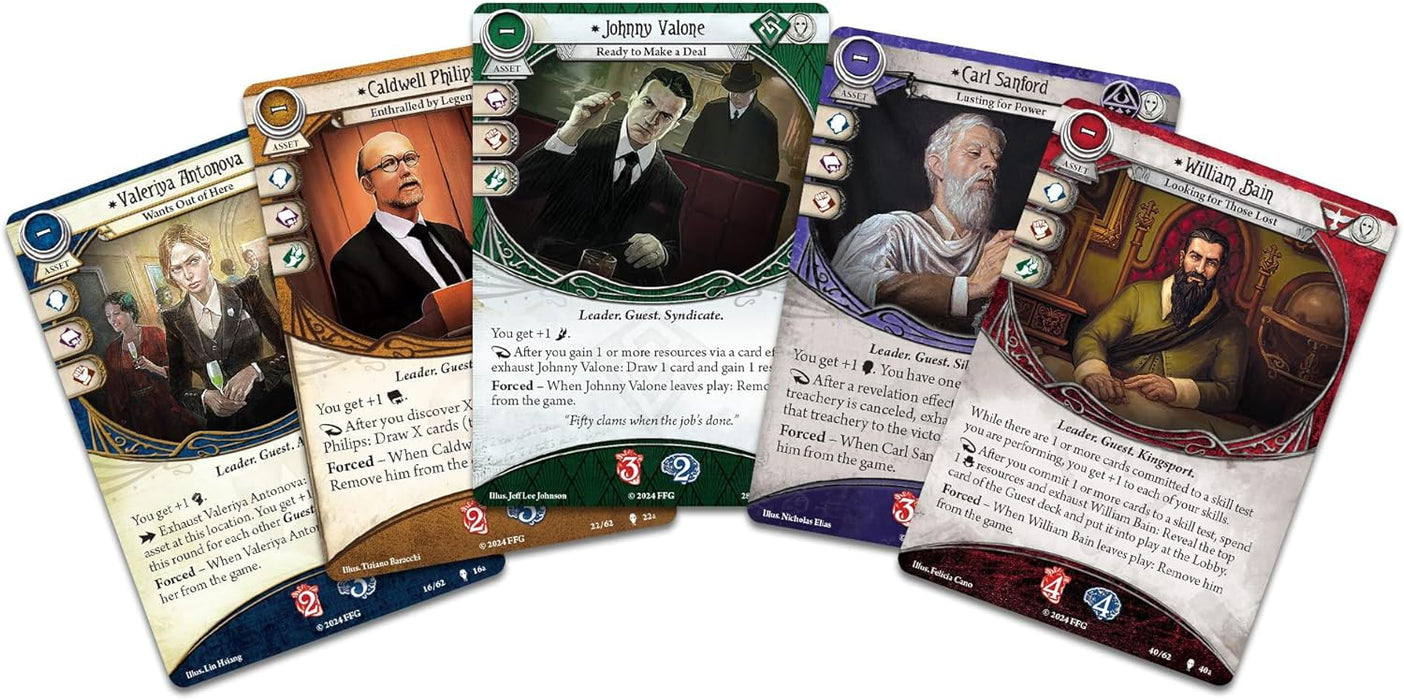 Fantasy Flight Games | Arkham Horror The Card Game: The Midwinter Gala Scenario Pack | Cooperative Card Game | Ages 14+ | 1-4 Players | 1-2 Hours Playing Time