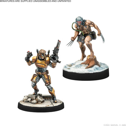 Atomic Mass Games | Marvel Crisis Protocol: Weapon X & Maverick | Expansión de Miniaturas | A Partir de 14 Años | para 2 Jugadores | 90 Minutos por Partida | Multilenguaje (Incluye Español