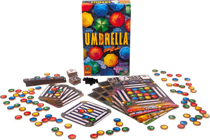 Pandasaurus Games | Umbrella | Board Game | Ages 8+ | 1-4 Players | 30 Minutes Playing Time