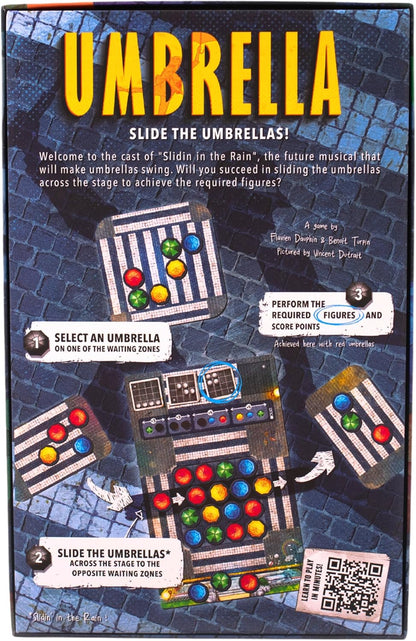 Pandasaurus Games | Umbrella | Board Game | Ages 8+ | 1-4 Players | 30 Minutes Playing Time