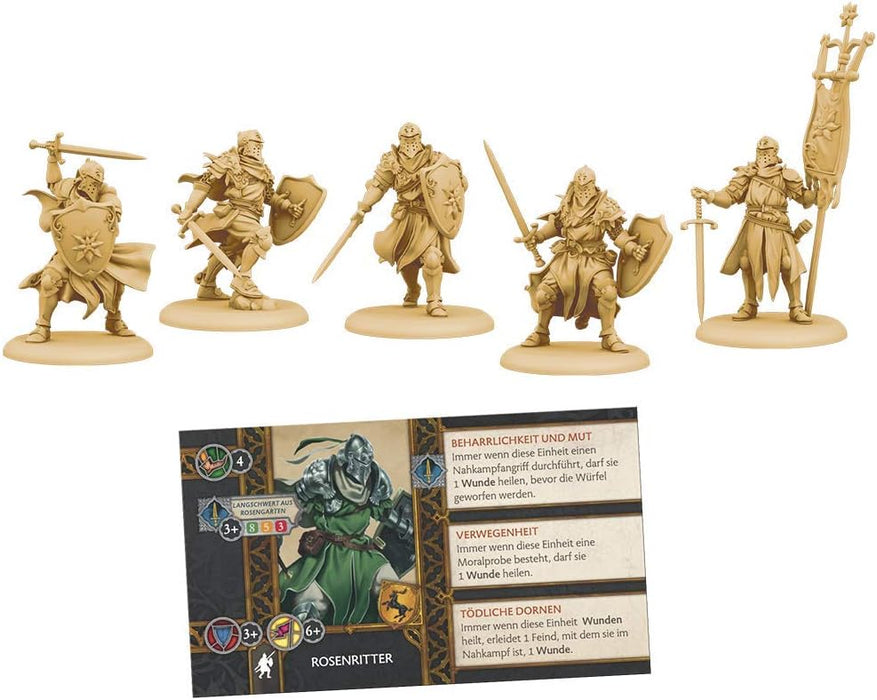 Asmodee | CMON | A Song of Ice & Fire – Rose Knight | Expansion | Tabletop | 2 Players | From 14+ Years | 45+ Minutes | German | Multilingual