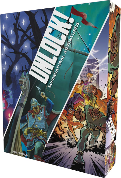 Space Cowboys Unlock! Supernatural Adventures Card Game - Escape Room-geïnspireerd coöperatief avontuur, leuk familiespel voor kinderen en volwassenen, leeftijd 10+, 1-6 spelers, 1 uur speeltijd