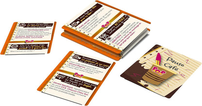 Ludonaute Pop Com - Hillarious Party Game, 364 Challenges to Become Advertising Champions, Offbeat Family Card Game, Ages 13+, 4-14 Players, 20 Min