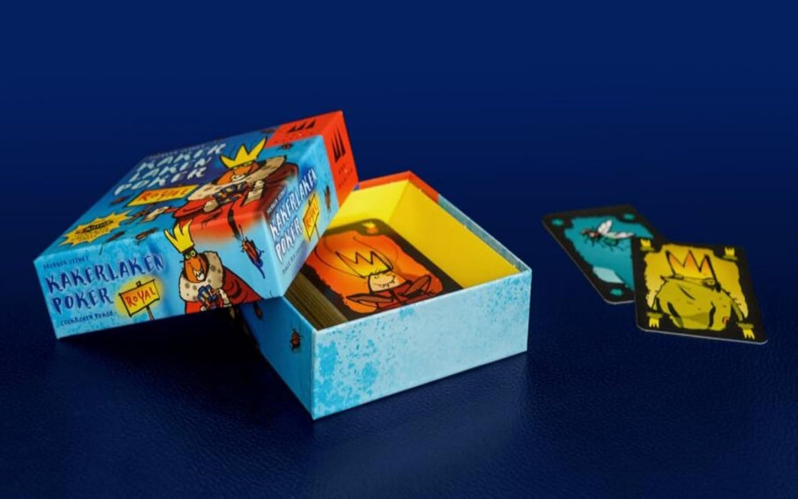 Schmidt | Cockroach Poker Royal | Card Game | Ages 8+ | 2-6 Players | 15 Minutes Playing Time