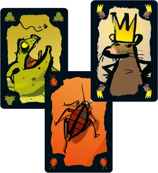 Schmidt | Cockroach Poker Royal | Card Game | Ages 8+ | 2-6 Players | 15 Minutes Playing Time