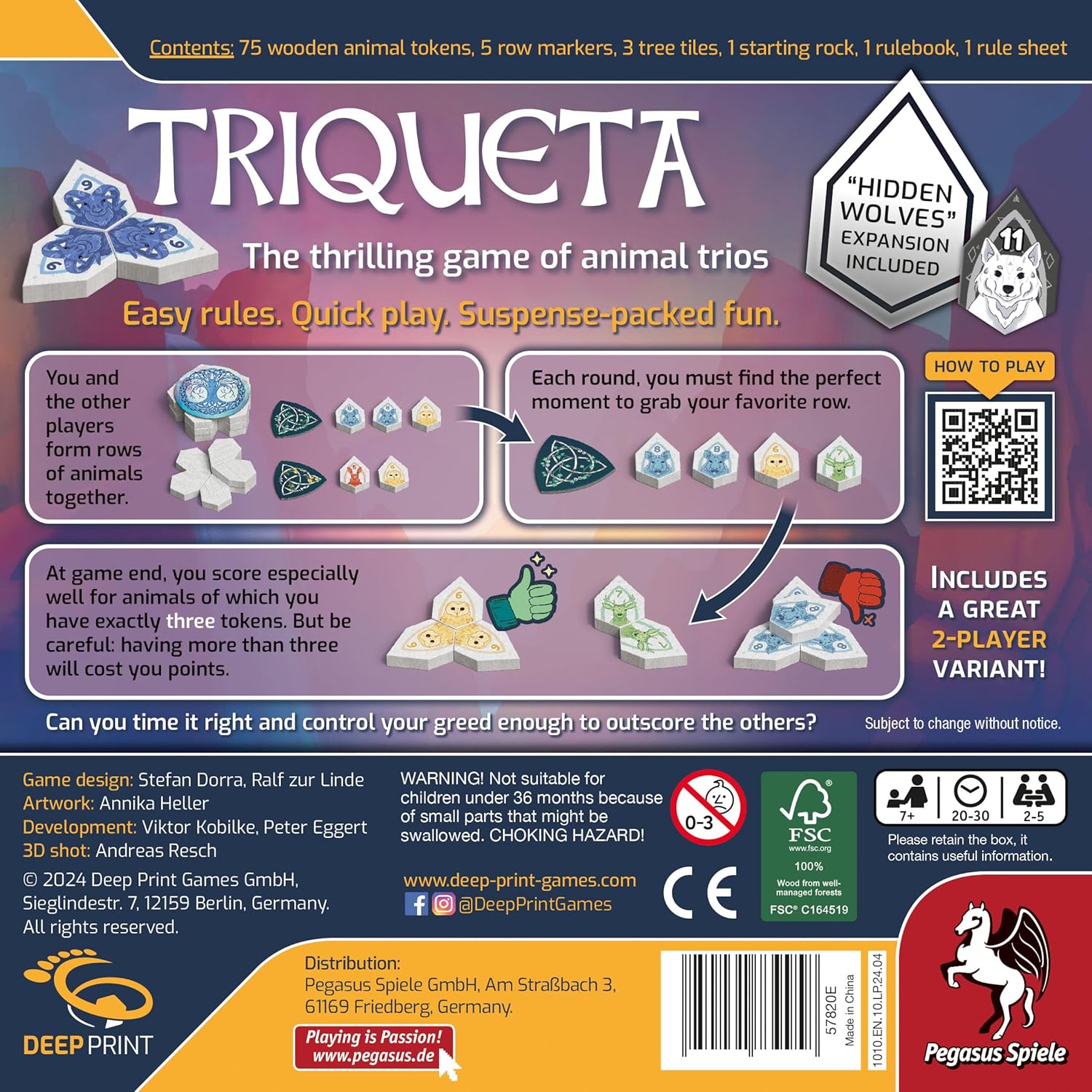 Triqueta Big Box (English Edition) (Deep Print Games