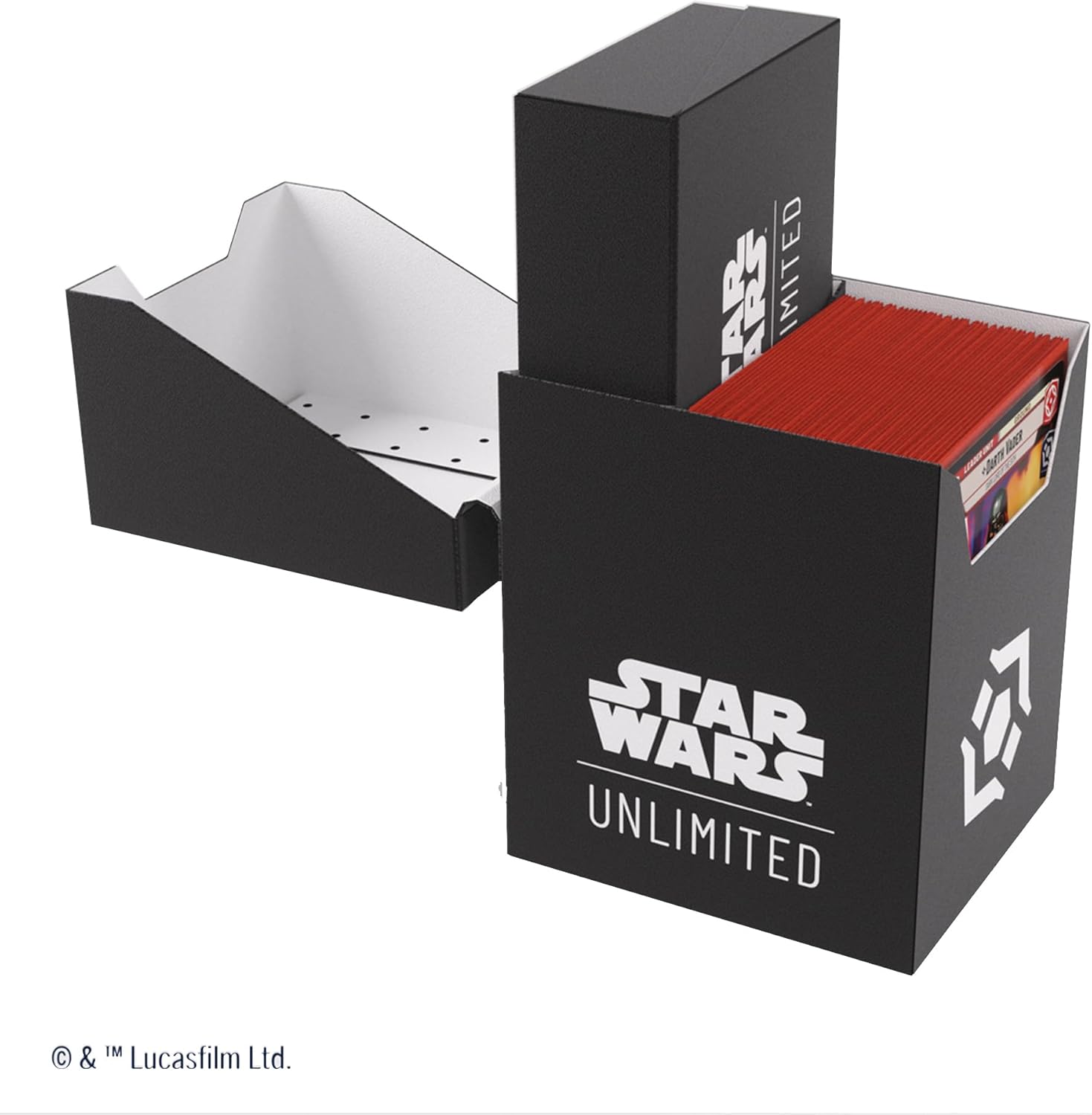 Gamegenic | Star Wars Unlimited Soft Crate - Black/White | Trading Card Accessory Black/ White