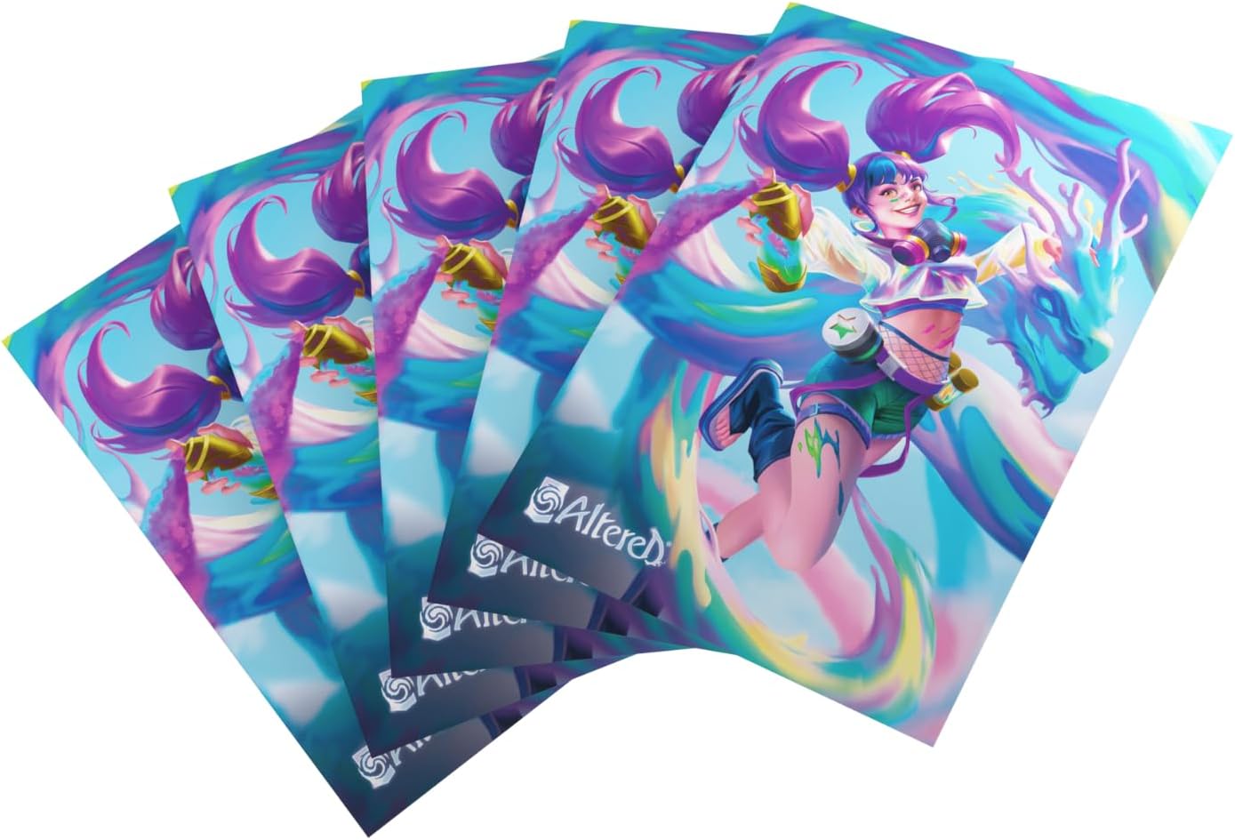 Gamegenic, Altered: Art Sleeves - Nevenka, Sleeve Colour Code: Grey