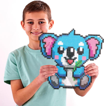 Simbrix 08251 Big Builds Koala 1500+ brix crafts toys for boys and girls Pixel wall art and 3D display, Multicolour