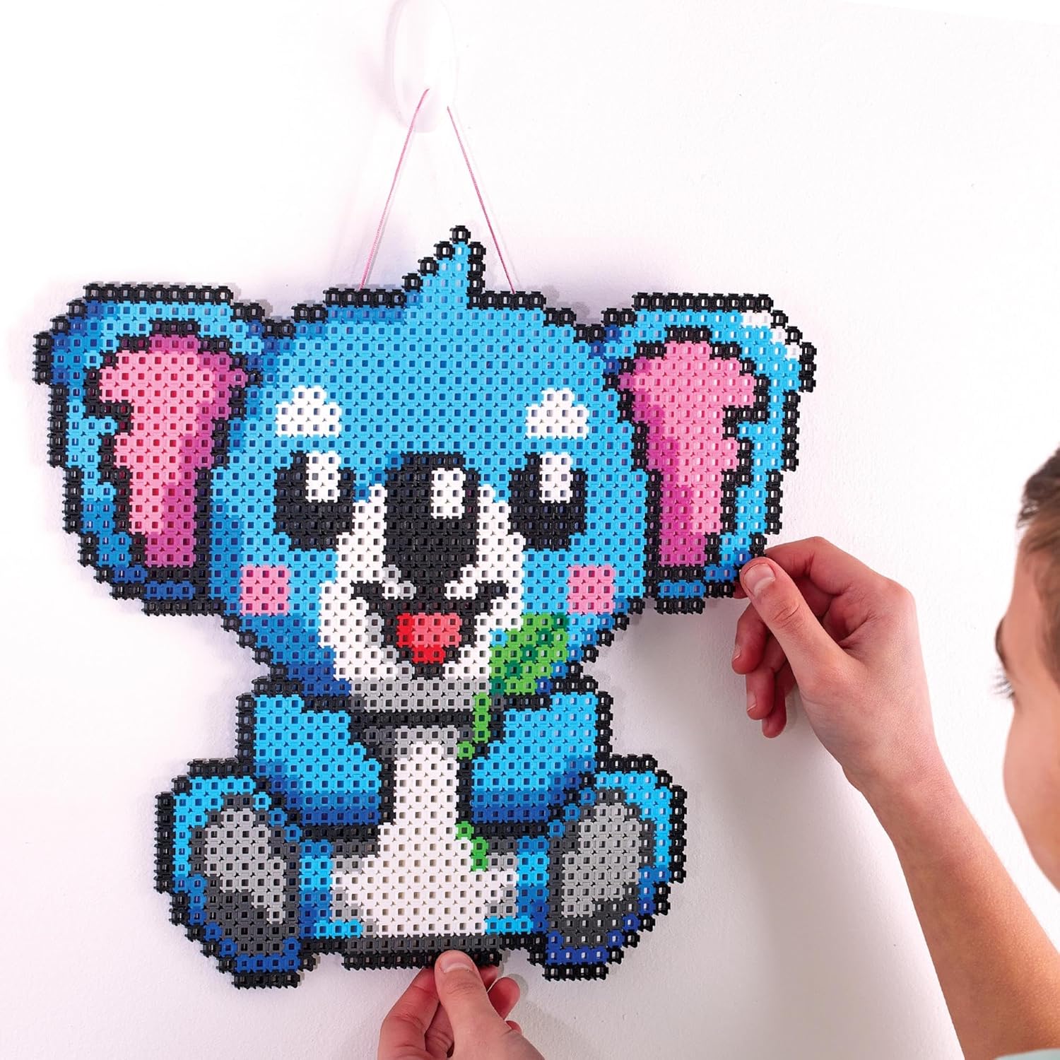 Simbrix 08251 Big Builds Koala 1500+ brix crafts toys for boys and girls Pixel wall art and 3D display, Multicolour