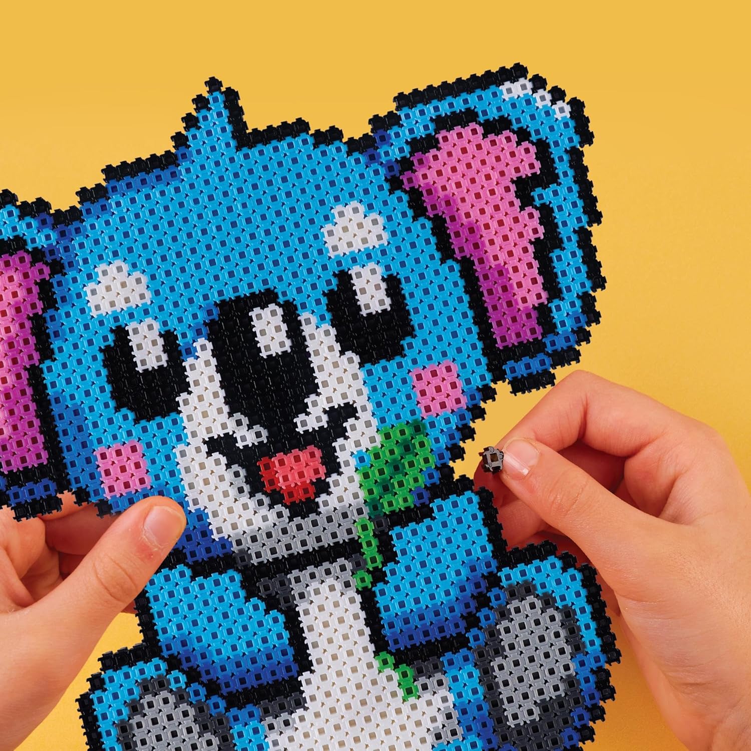 Simbrix 08251 Big Builds Koala 1500+ brix crafts toys for boys and girls Pixel wall art and 3D display, Multicolour