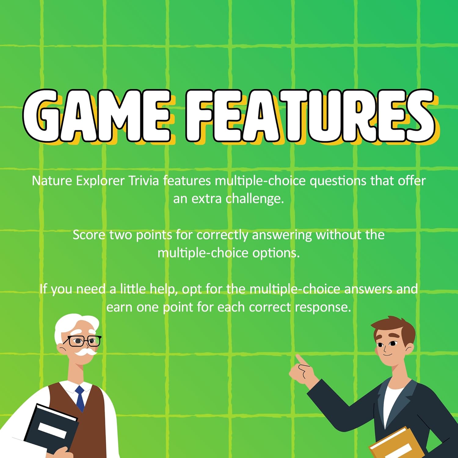 Ginger Fox Games Nature Explorer Trivia Card Game For Nature Lover | Test Your Outdoor And Wildlife Quick Fire Quiz Knowledge | 2+ Players, Ages 14+