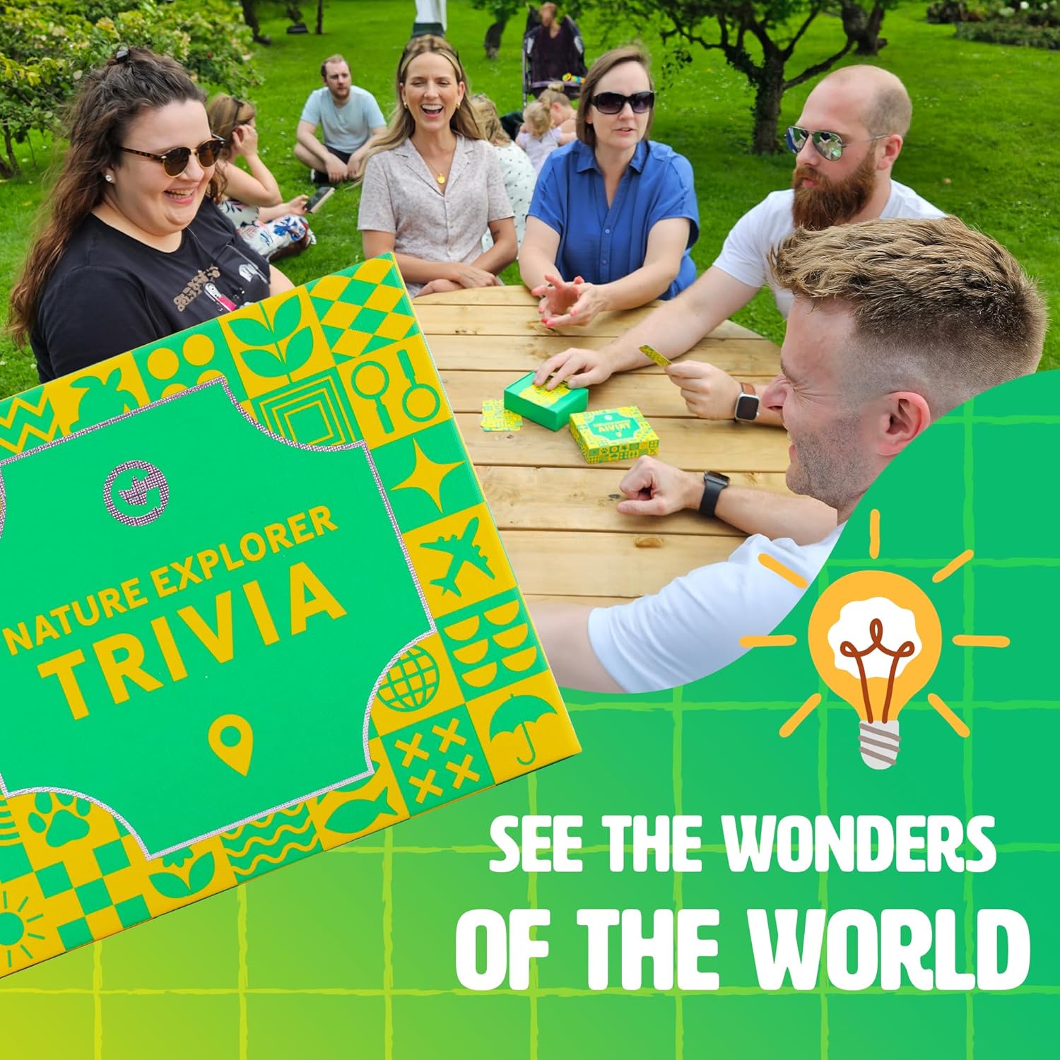 Ginger Fox Games Nature Explorer Trivia Card Game For Nature Lover | Test Your Outdoor And Wildlife Quick Fire Quiz Knowledge | 2+ Players, Ages 14+