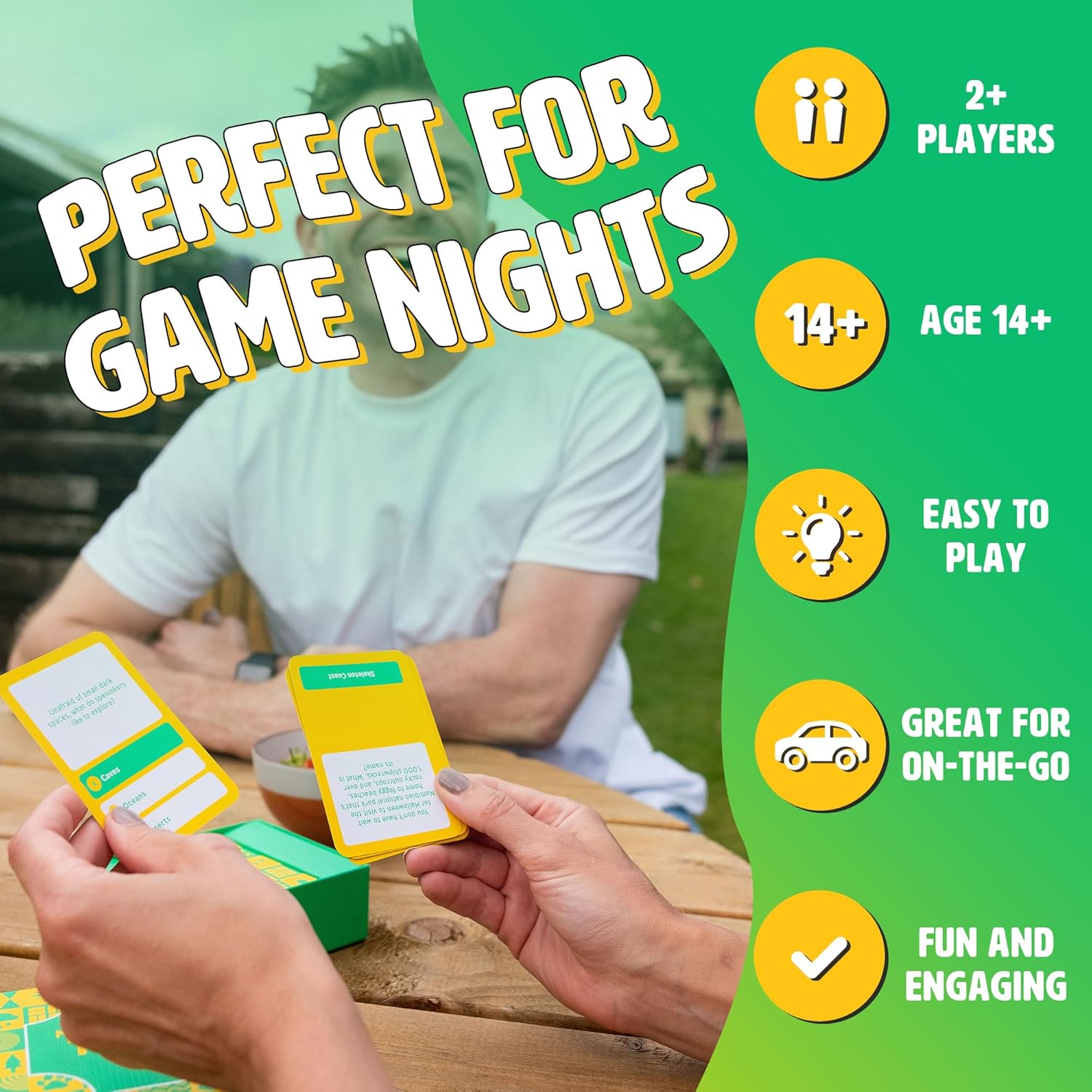 Ginger Fox Games Nature Explorer Trivia Card Game For Nature Lover | Test Your Outdoor And Wildlife Quick Fire Quiz Knowledge | 2+ Players, Ages 14+
