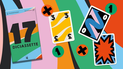 Helvetiq, 17 Diciassette, Bluffing Card Game, Ages 8+, 2-6 Players, 20 Minutes Playing Time