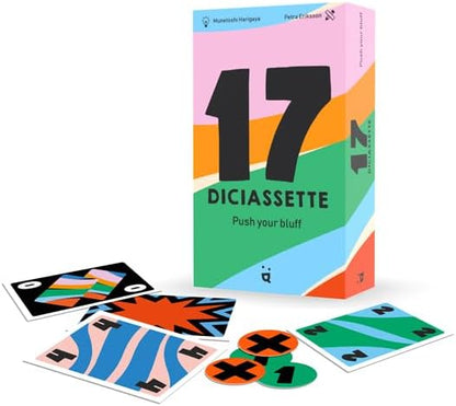 Helvetiq, 17 Diciassette, Bluffing Card Game, Ages 8+, 2-6 Players, 20 Minutes Playing Time