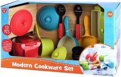 Play - Play Pannen en Keukenaccessoires Modern Speelset 13dlg.