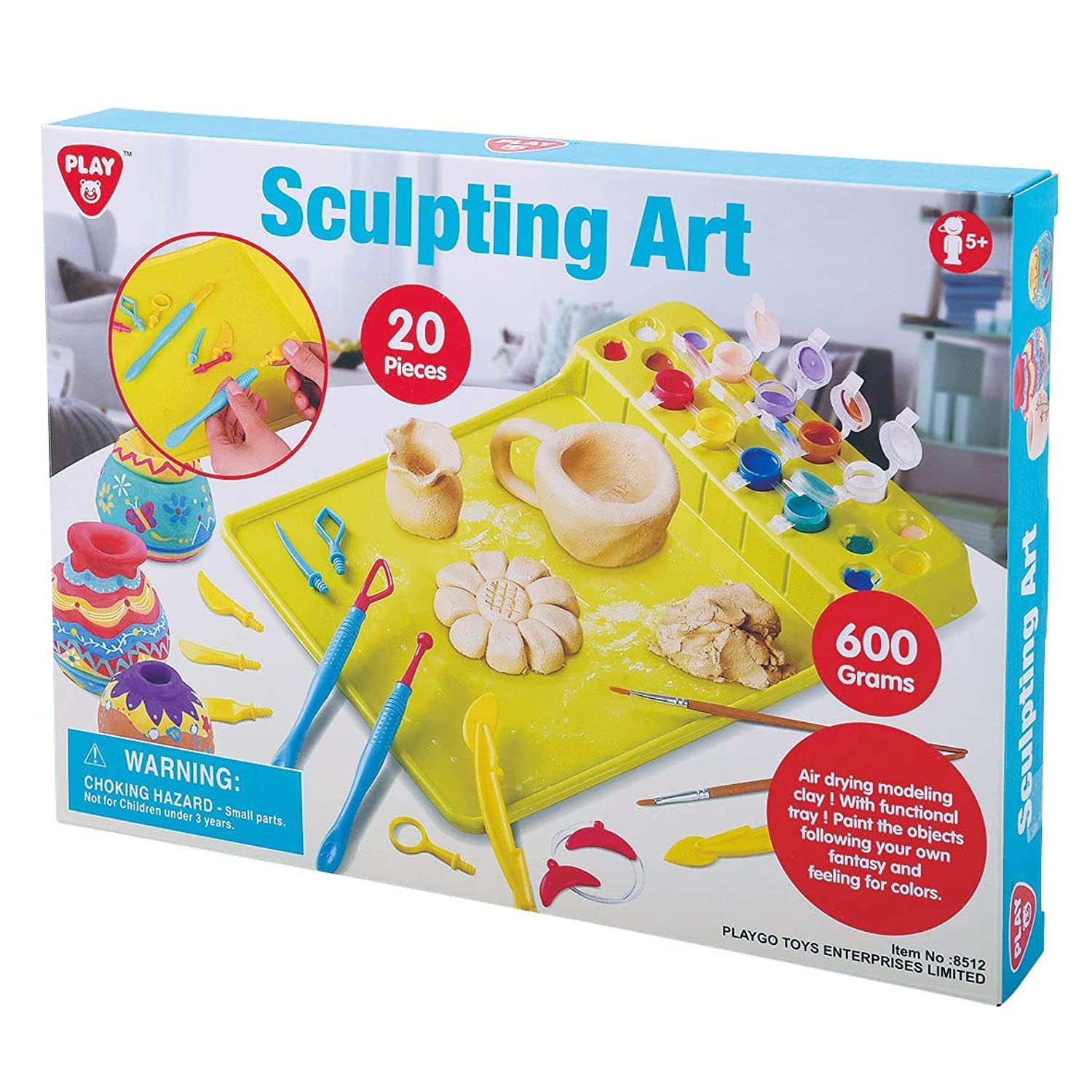 Play - Play Beeldhouwen Kleiset met Verf en Accessoires 20dlg.