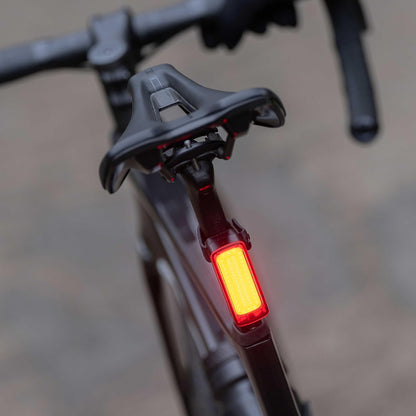 BBB Cycling USB Rechargeable Bike Light High Visible Bicycle Light Waterproof Mountain Bike City Bike Road Bike Rear Light Easy Mount Signal Pro BLS-168, Black